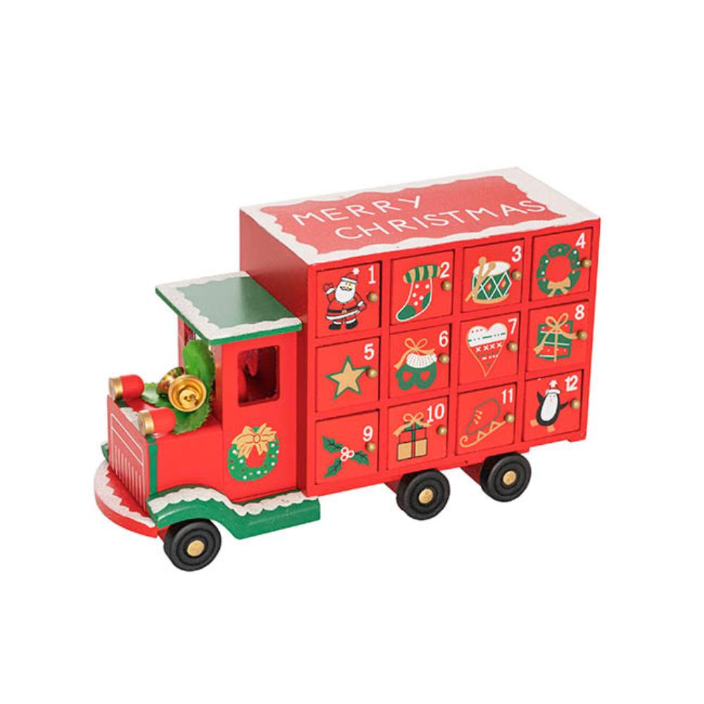 Zephyrox Christmas Advent Calendar Truck Red-houseofhyne