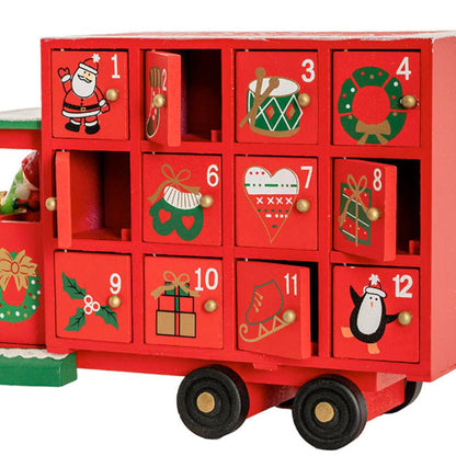 Zephyrox Christmas Advent Calendar Truck Red-houseohyne