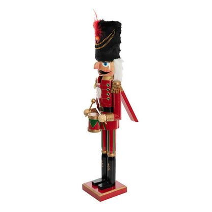 Xyther Traditional Christmas Nutcracker w Drum Red- houseofhyne