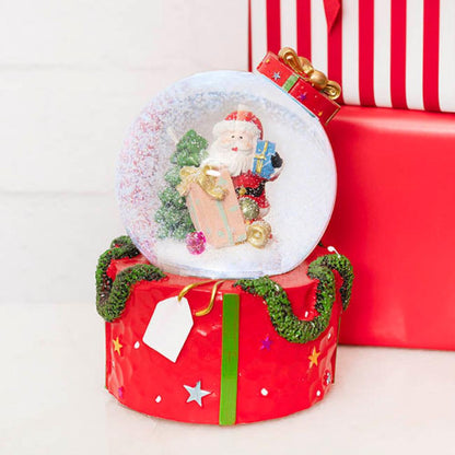 Nylor Christmas Santa Snowglobe Red-houseofhyne