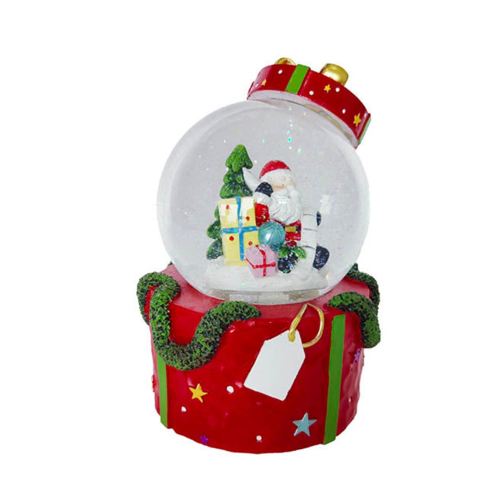 Nylor Christmas Santa Snowglobe Red-houseofhyne