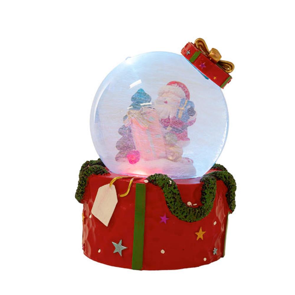 Nylor Christmas Santa Snowglobe Red-houseofhyne