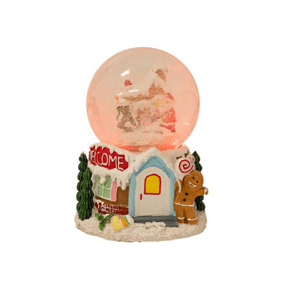 Xynar Gingerbread House Snowglobe Multi (12cmDx23cmH)-houseofhyne