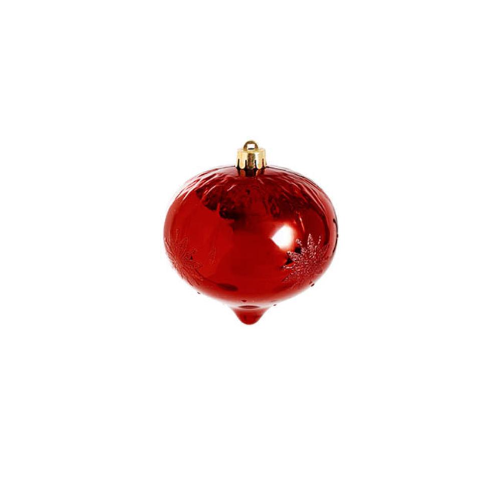 Nyrith Christmas Assorted Baubles Set 10 White & Red (10cmD)x 3-houseofhyne