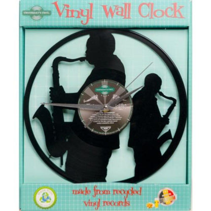 Quorvex Vinyl Wall Clock Sax 30cm-houseofhyne