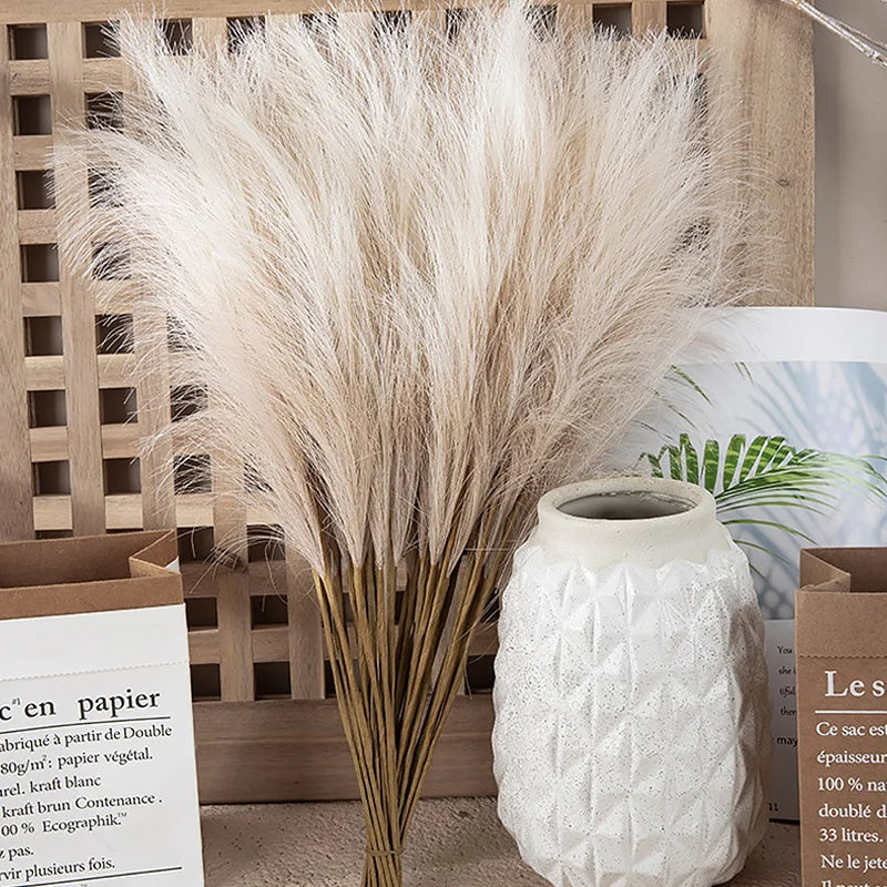 Fluffy Pampas Grass Boho Decor 5 Pcs