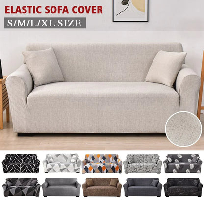 Graphite Gridscape Anyhouz Sofa Cover Dark Grey Geometric Style 2 Seater 4