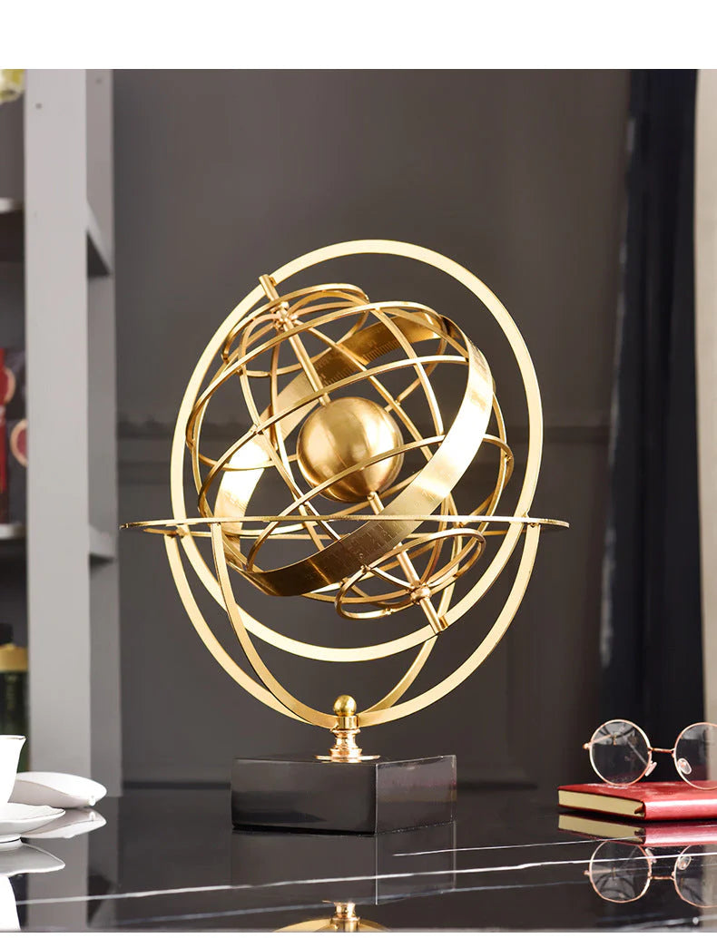 Vorlith Anyhouz 37.5cm Celestial Globe Round Tabletop Home Decor