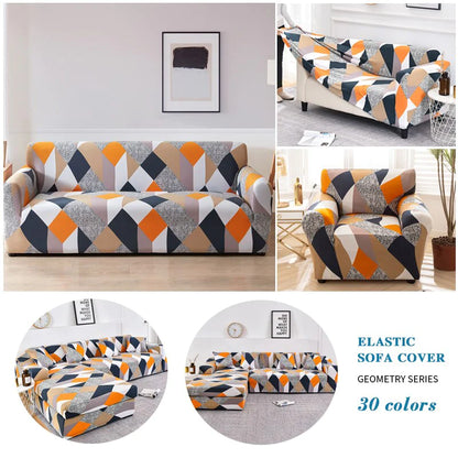 Monochrome Fusion Anyhouz Sofa Cover Black White Geometric Style 3 Seater 5