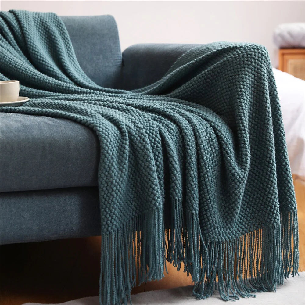 SnowDrift Anyhouz Throw Blanket White 5