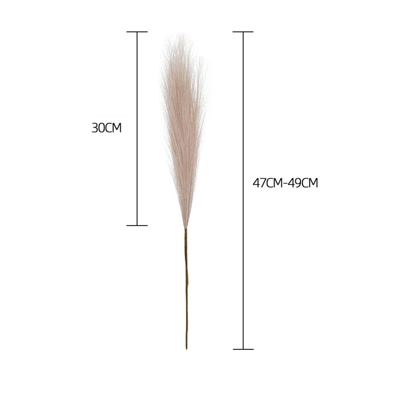 Fluffy Pampas Grass Boho Decor 5 Pcs