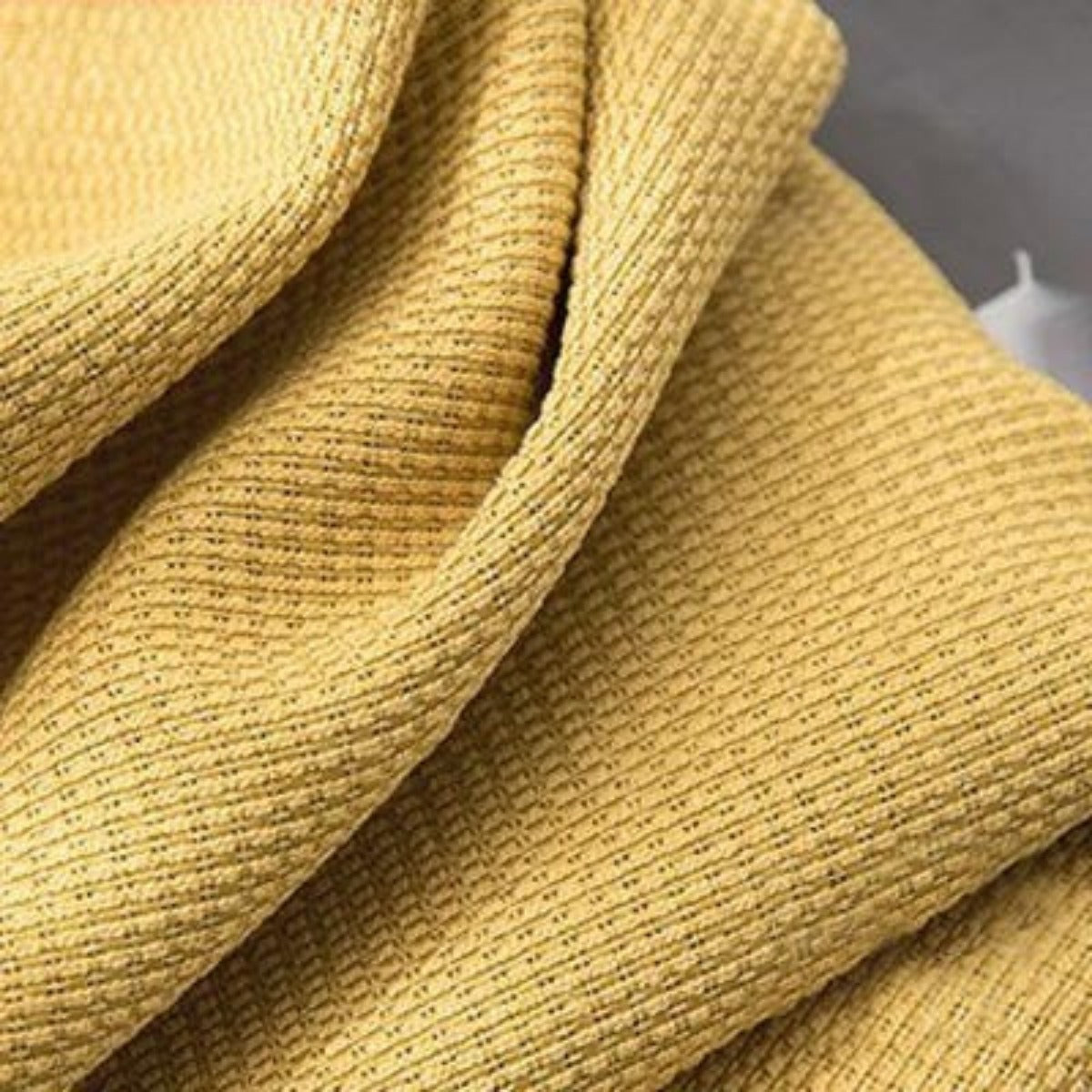 SunshineWeave Drapix Anyhouz Curtain Yellow Modern Waffle Plaid for Living Room 6