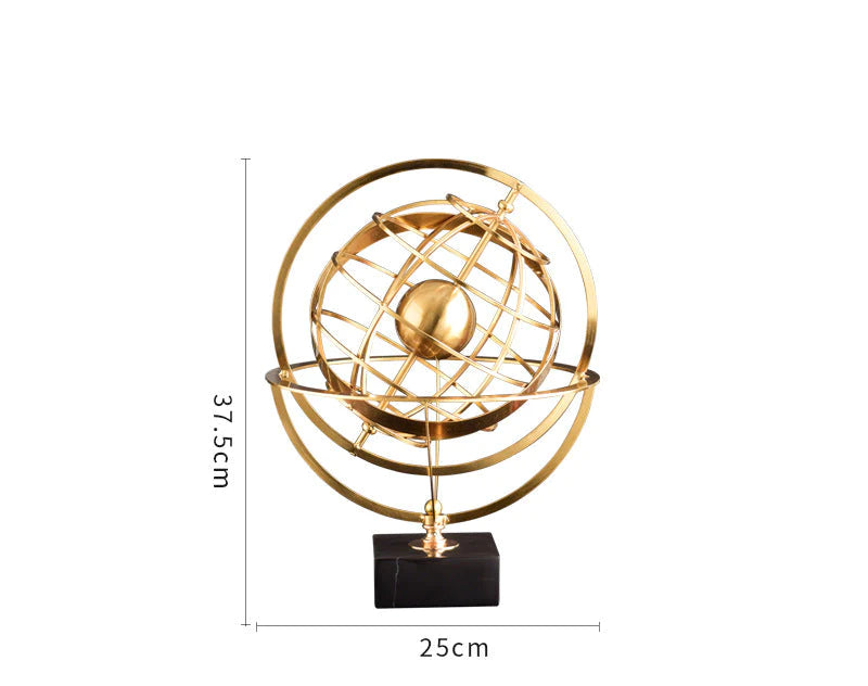 Vorlith Anyhouz 37.5cm Celestial Globe Round Tabletop Home Decor