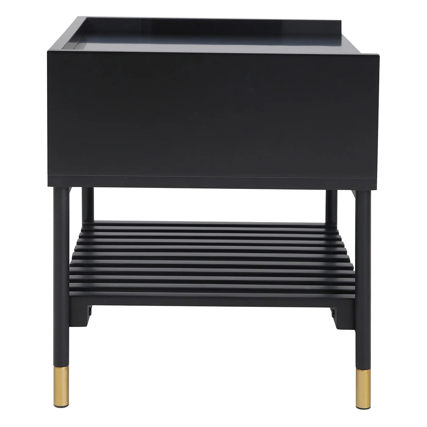 Zalvox ALCONA Night Stand in Matte Black-houseofhyne