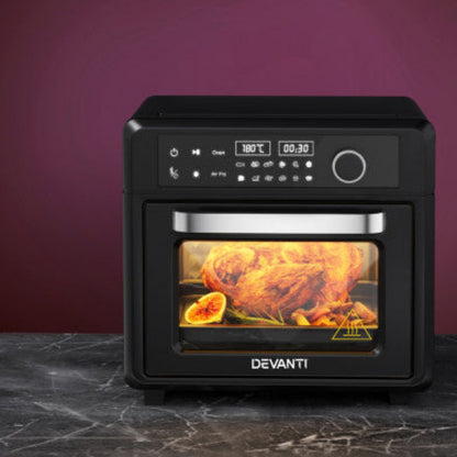 Devanti Air Fryer 20L LCD Fryers Oven 7