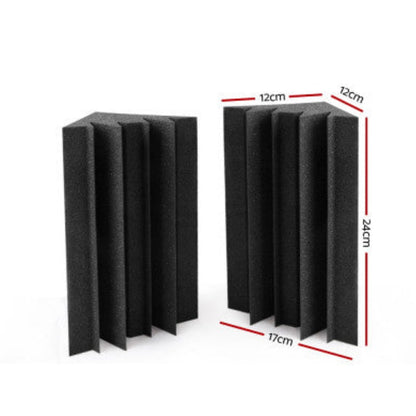 Alpha Acoustic Foam 20pcs Corner Bass Trap Sound Absorption Proofing Treatment 2