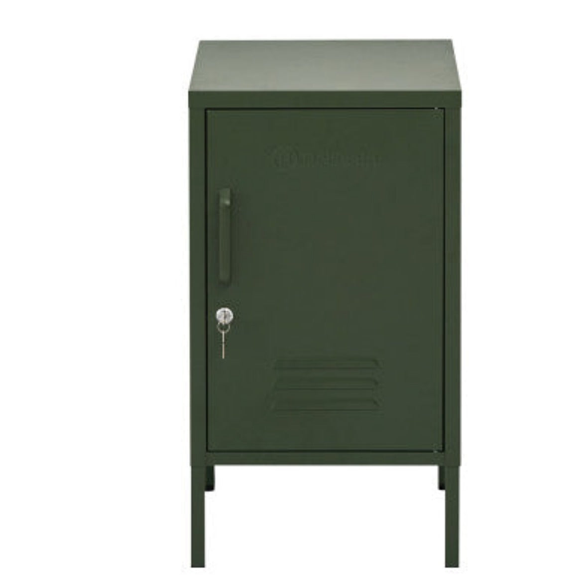 ArtissIn Bedside Table Metal Cabinet - MINI Green 1