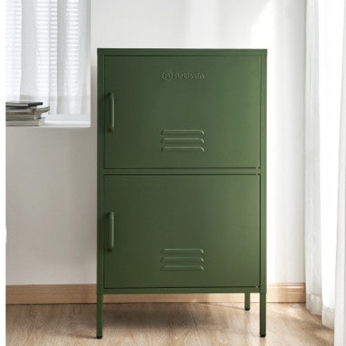 ArtissIn Buffet Sideboard Metal Cabinet - DOUBLE Green 8