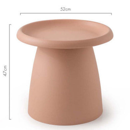 ArtissIn Coffee Table Round 52CM Plastic Pink 2