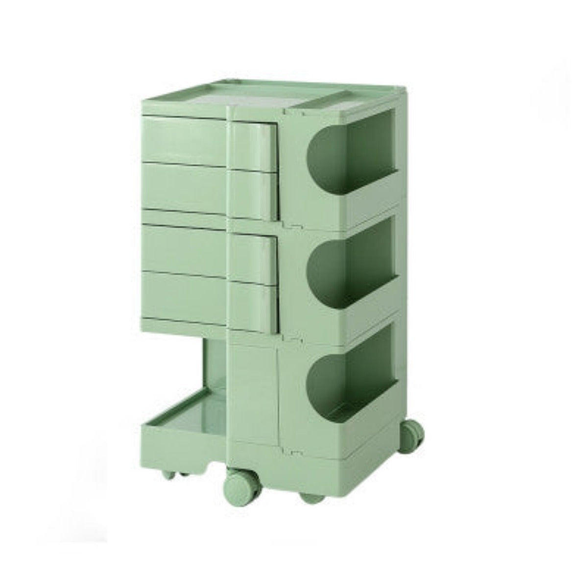 ArtissIn Storage Trolley Bedide Table 5 Tier Cart Boby Replica Green 1