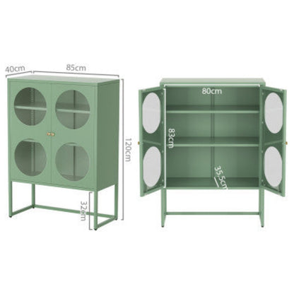 ArtissIn Buffet Sideboard Metal Cabinet - ELLA Green 2