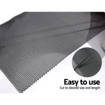 Gardeon Gutter Guard Aluminium Mesh 60M 100x20cm Black 5