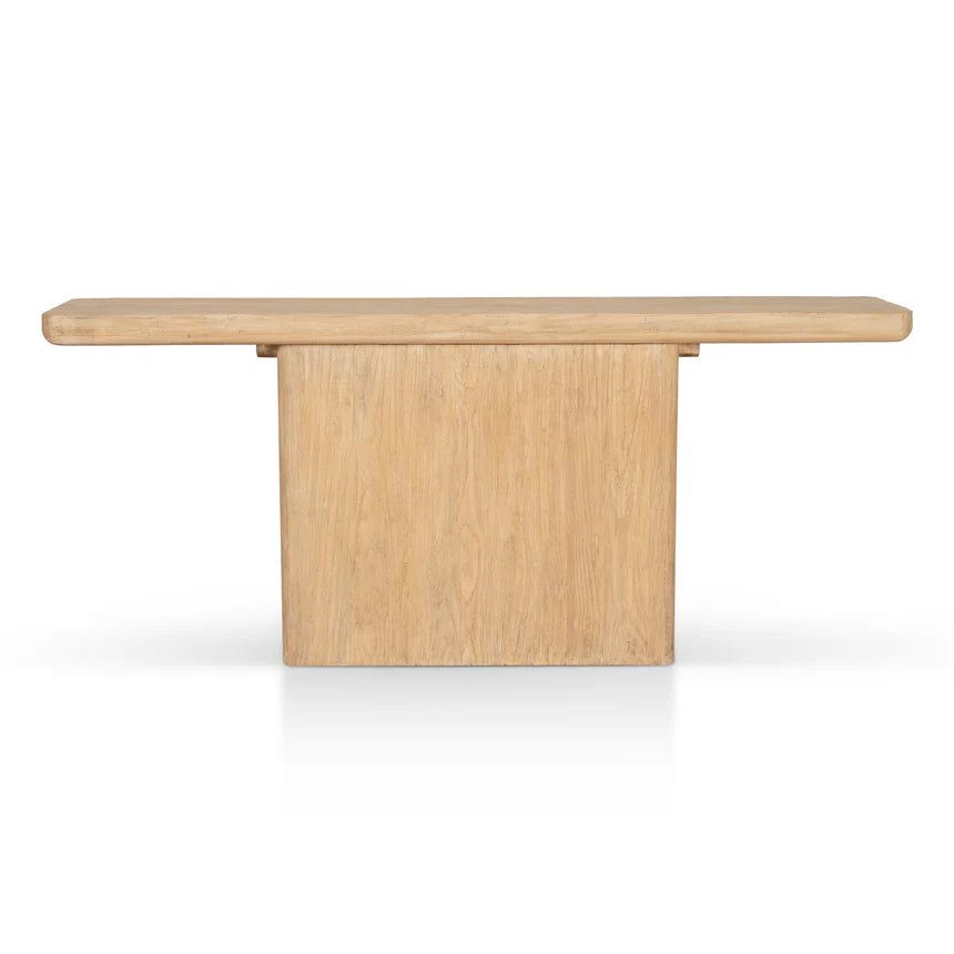 Astral  1.8m Elm Console Table - Natural - House of Hyne