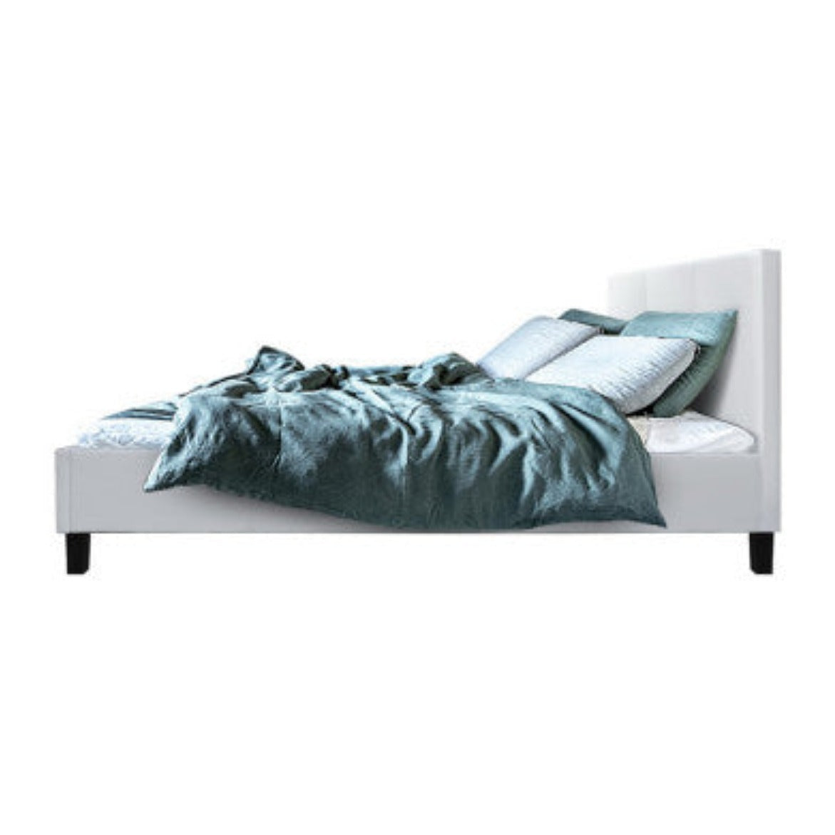 Artiss Bed Frame Double Size White NEO 4