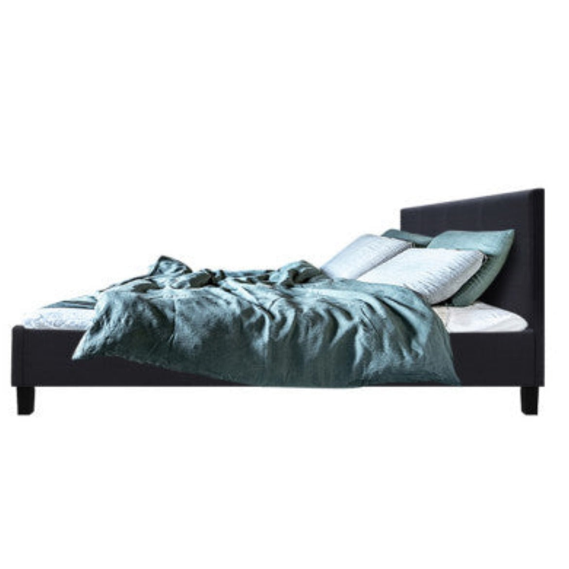  Artiss Bed Frame Queen Size Charcoal NEO 4