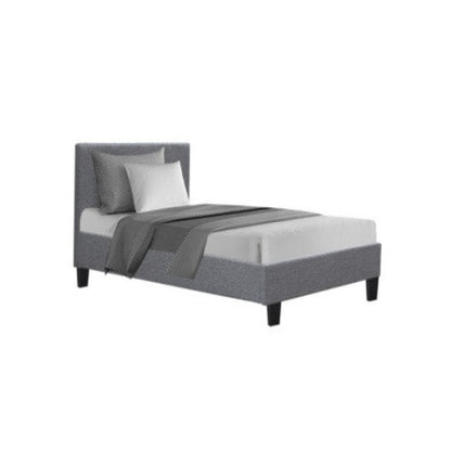 Artiss Bed Frame Single Size Grey NEO 1