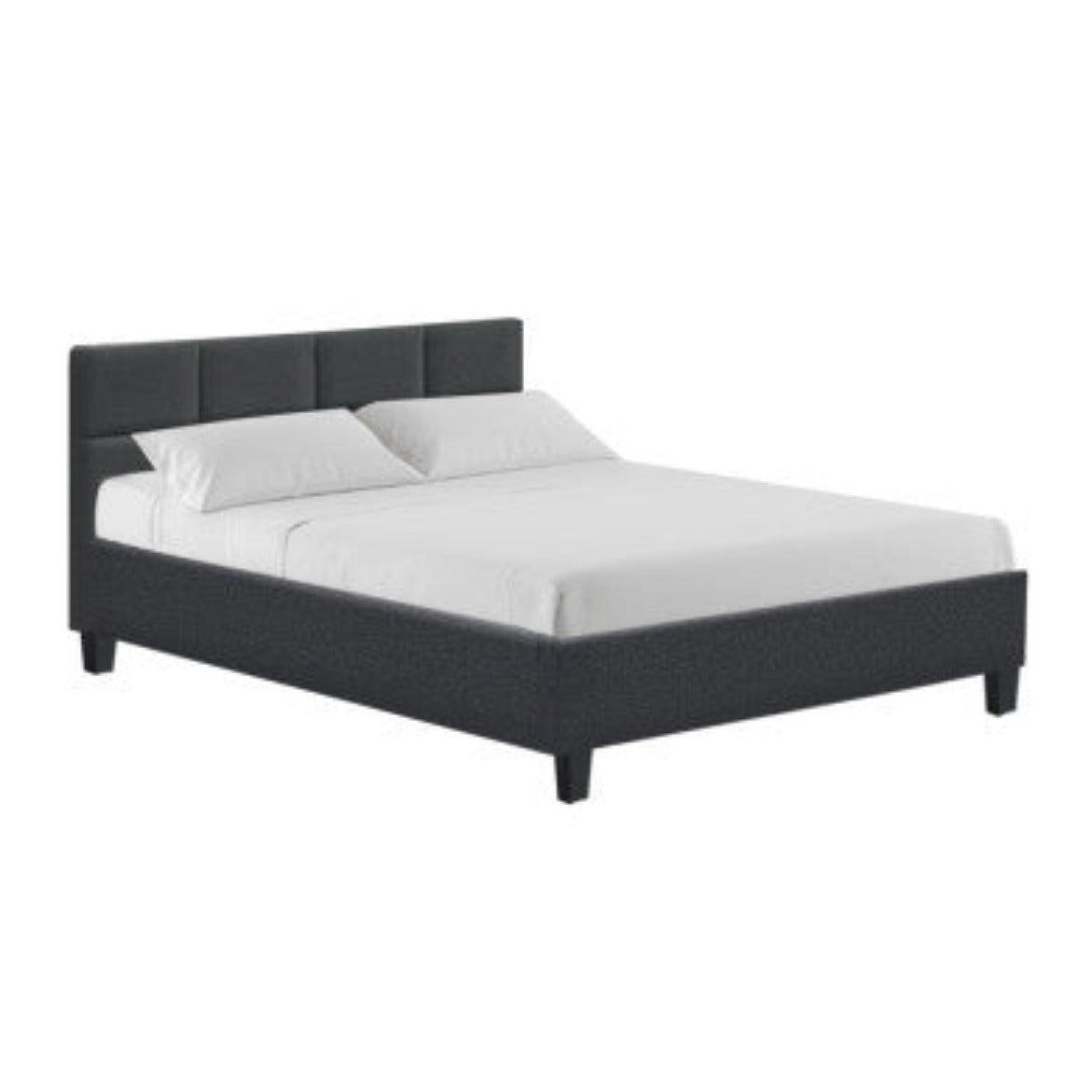 Artiss Bed Frame Double Size Charcoal TINO 1