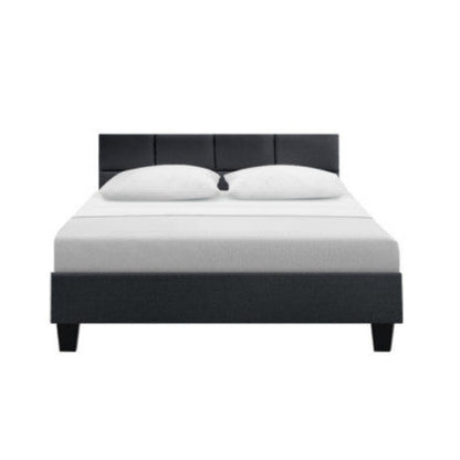 Artiss Bed Frame Double Size Charcoal TINO 3