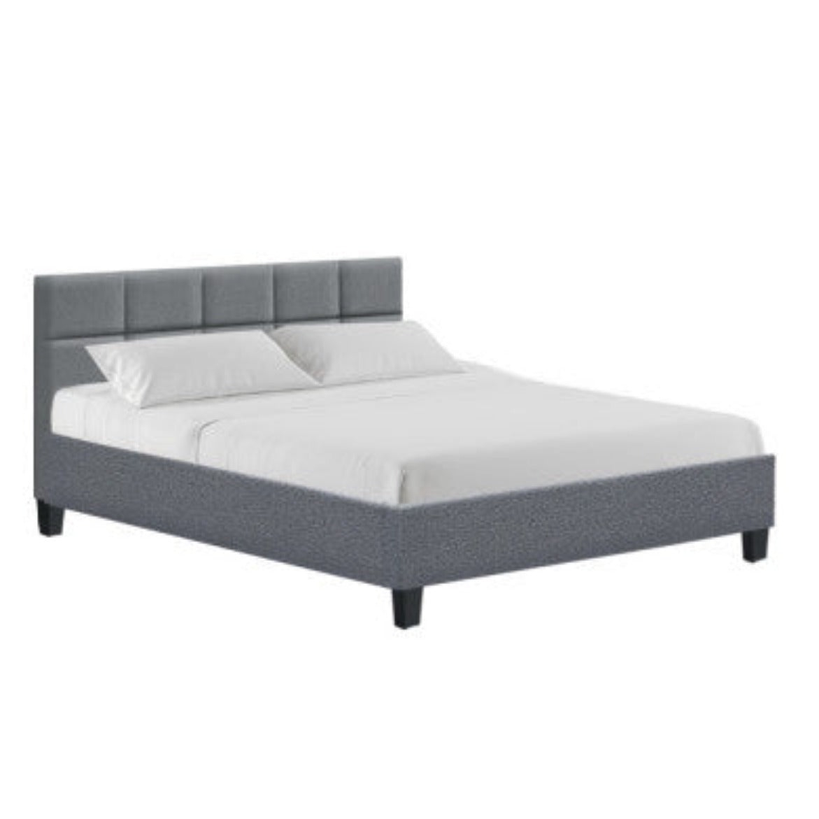 Artiss Bed Frame Queen Size Grey TINO 1