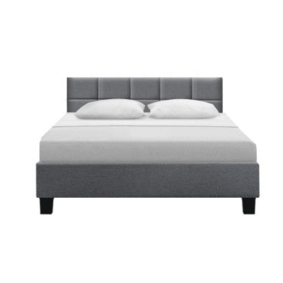 Artiss Bed Frame Queen Size Grey TINO 3