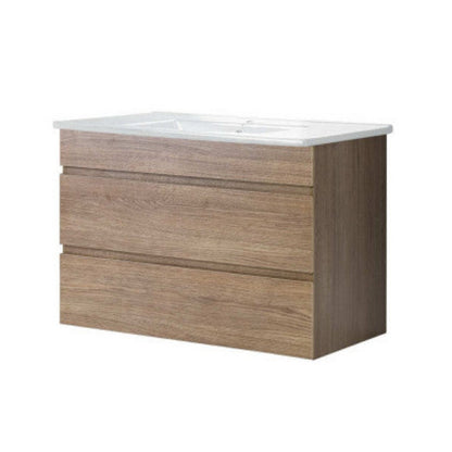 Cefito Vanity Unit 915mm with Basin Oak 1