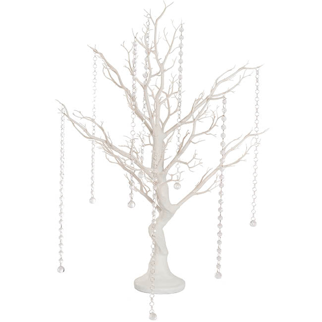 Bloraxian Resin Manzanita Table Top Tree White (80cmH) - House of Hyne