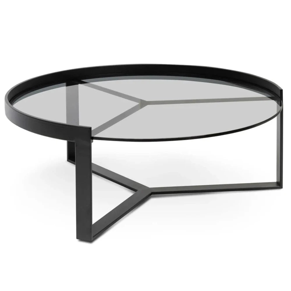 Zyphron 90cm Glass Coffee Table - Large-houseofhyne