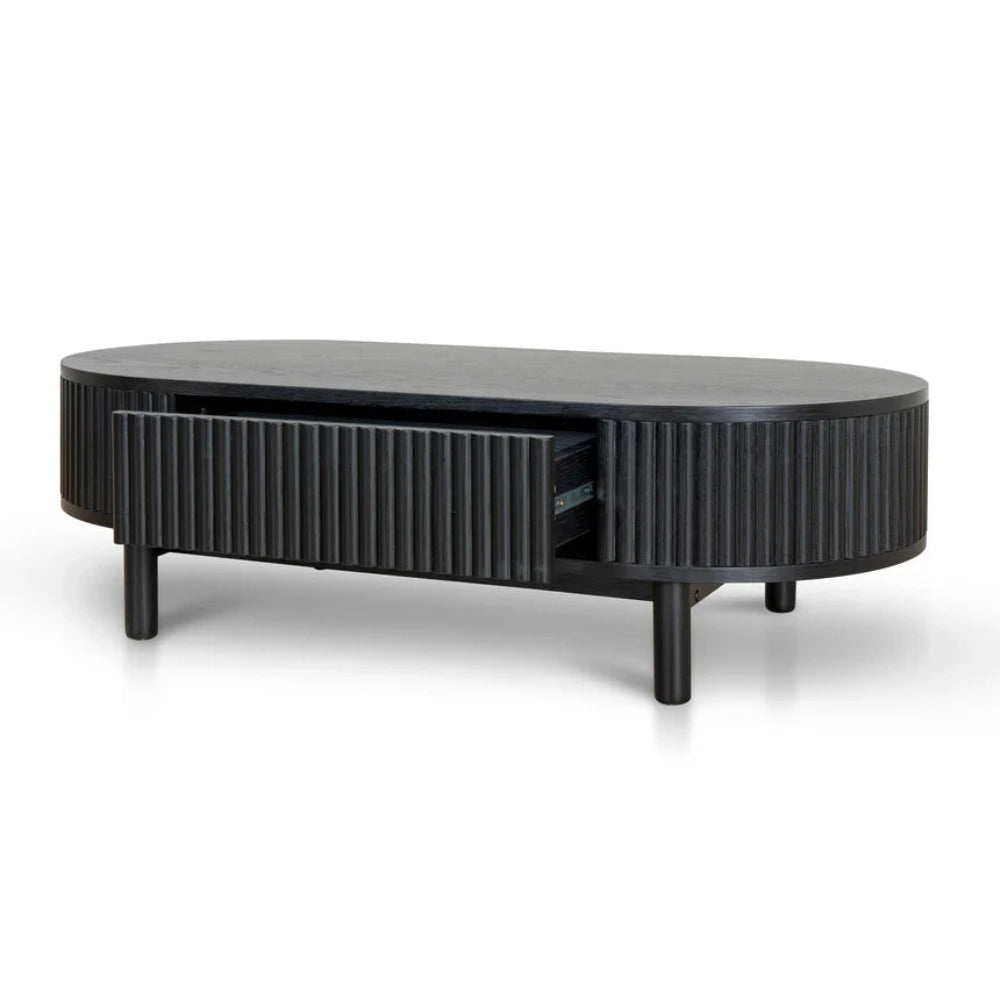 Veltrix 1.2m Coffee Table - Full Black-houseofhyne