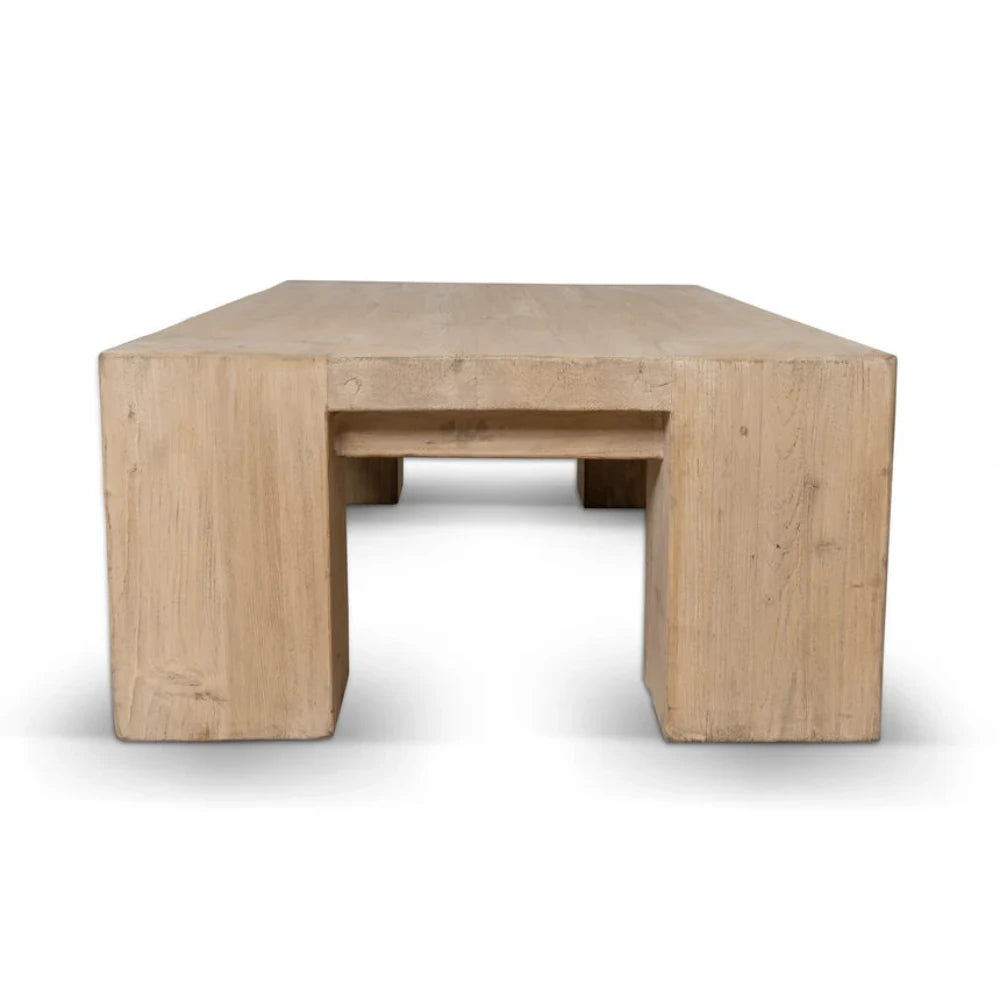 Zyphron 1.3m Elm Coffee Table - Natural-houseofhyne