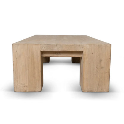 Zyphron 1.3m Elm Coffee Table - Natural-houseofhyne