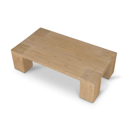 Zyphron 1.3m Elm Coffee Table - Natural-houseofhyne