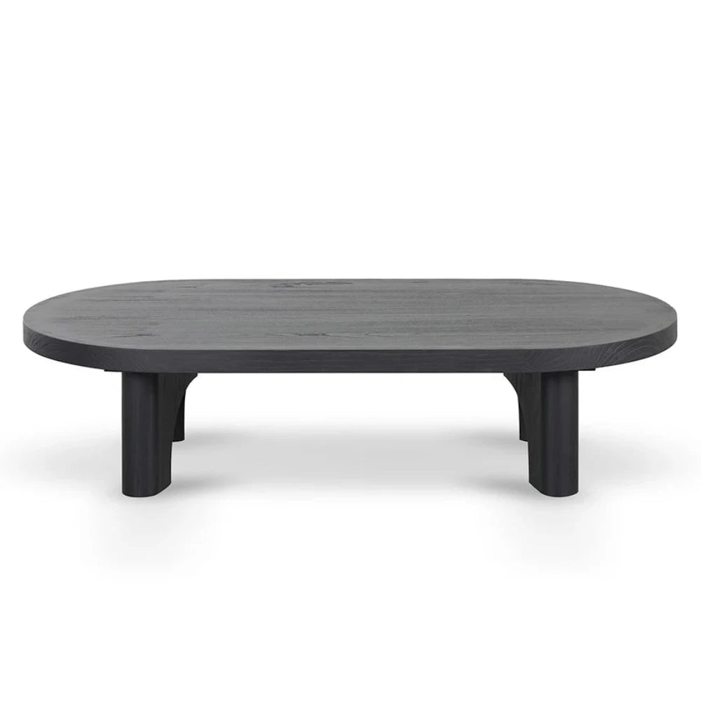 Vorlek 140cm Coffee Table - Full Black-houseofhyne