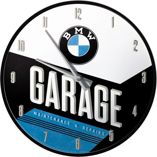 Celestial Nostalgic-Art Wall Clock BMW - Garage 30cm - House of Hyne