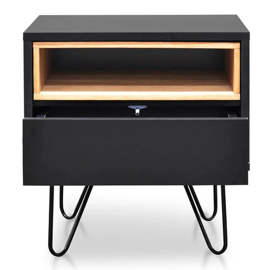 Varnix Bedside Table - Black-houseofhyne