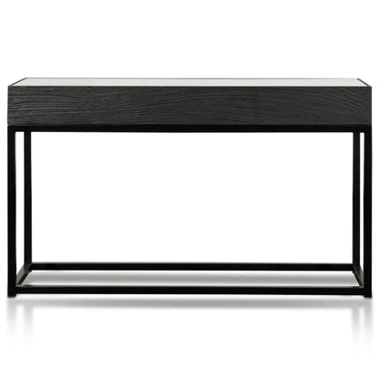 Gryssik 1.39m Reclaimed Console Table - Full Black-houseofhyne