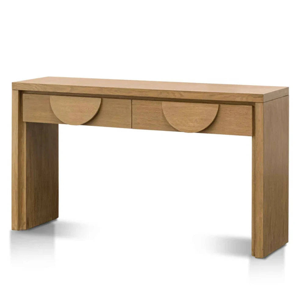 Branzik 140cm Console Table with Drawers - Dusty Oak-houseofhyne