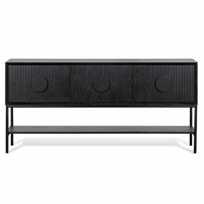 Zyphron 1.8m Console Table - Black-houseofhyne