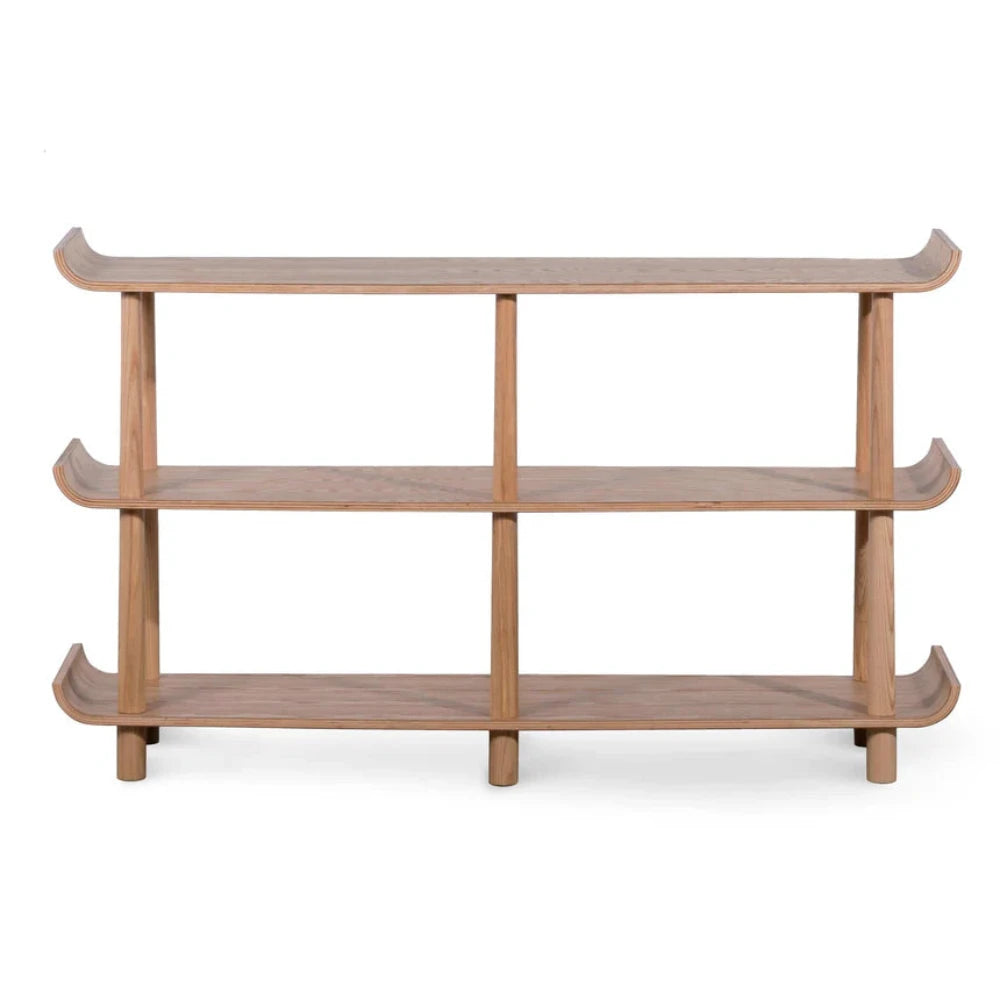 Nexar Wooden Shelving Unit - Natural-houseofhyne