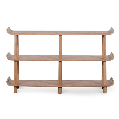 Nexar Wooden Shelving Unit - Natural-houseofhyne