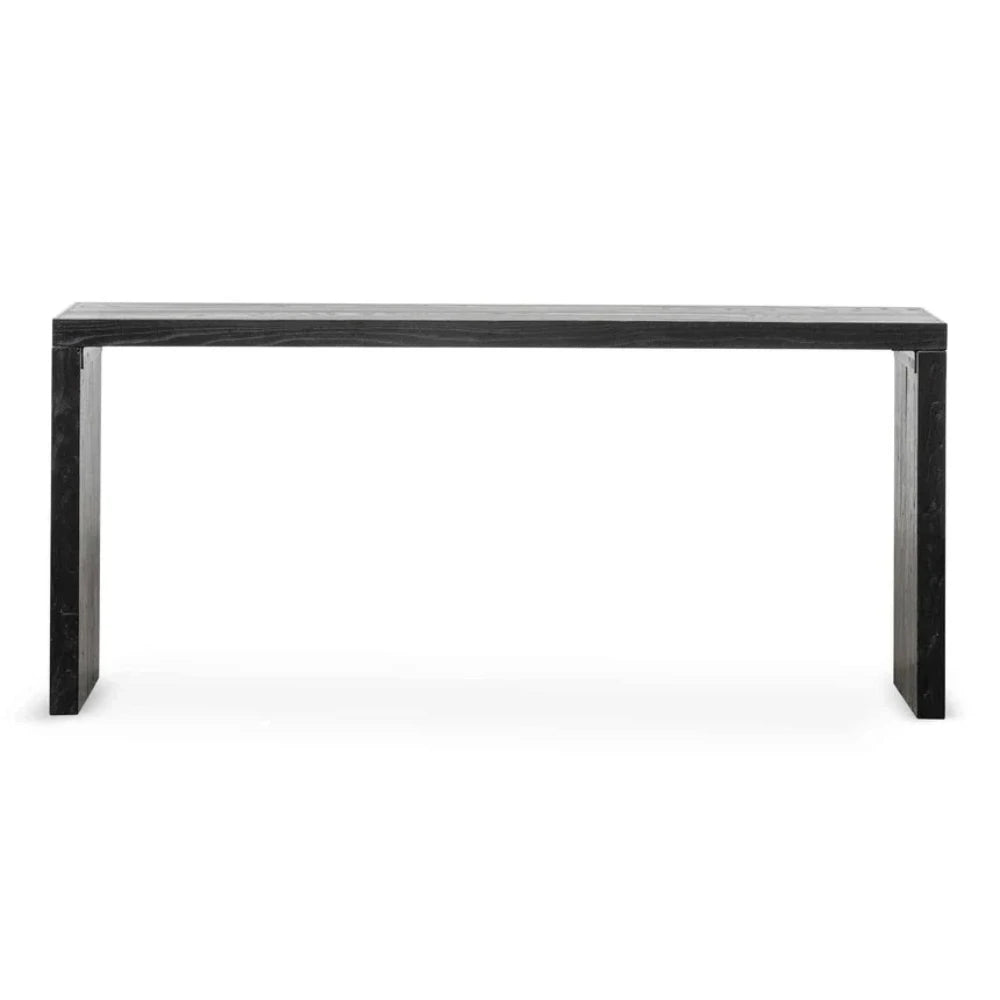 Vextron Reclaimed Console Table - Black-houseofhyne